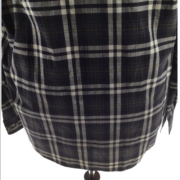 #04 Theory Men Zack Winterton Plaid Shirt - Picture 13 of 15